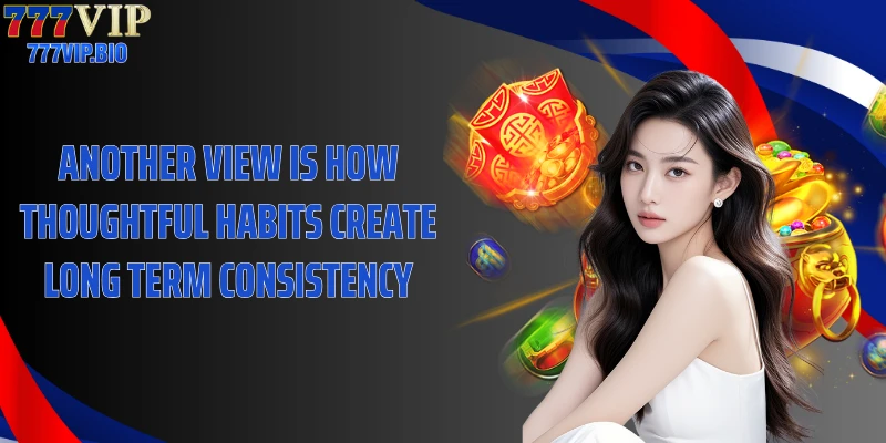 Another view is how thoughtful habits create long term consistency
